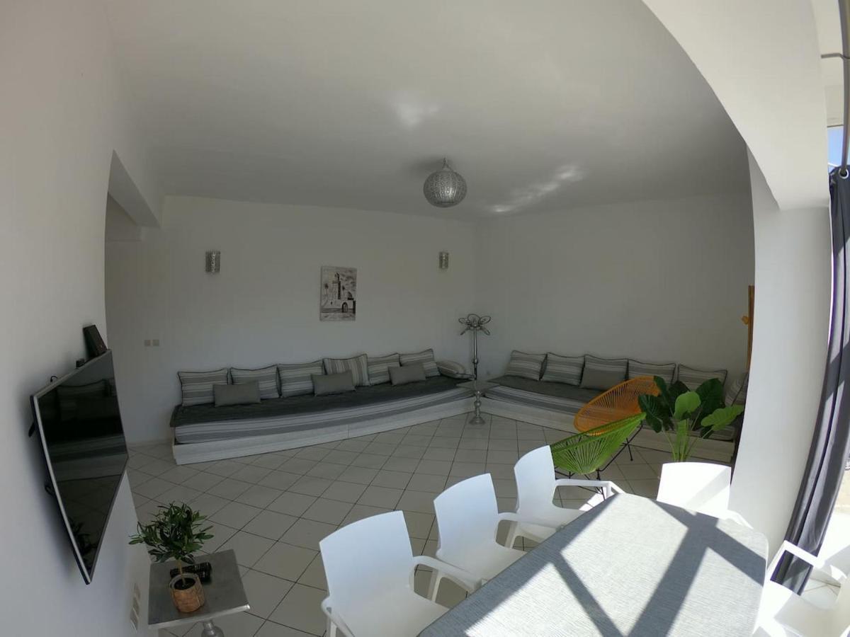 Tanger Cap Spartel - Duplex 110M2 Face Aux Plages Apartment Luaran gambar